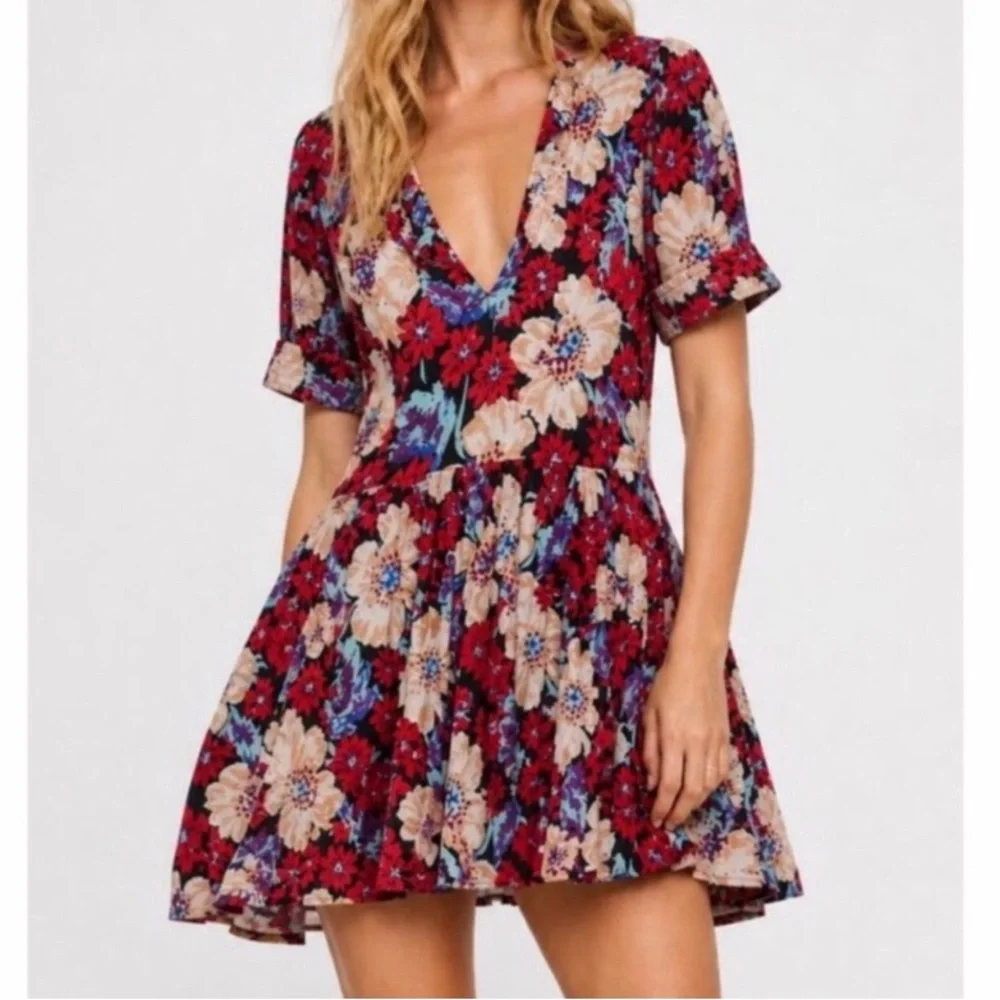 Free People - Sugar Crush Floral Mini Dress